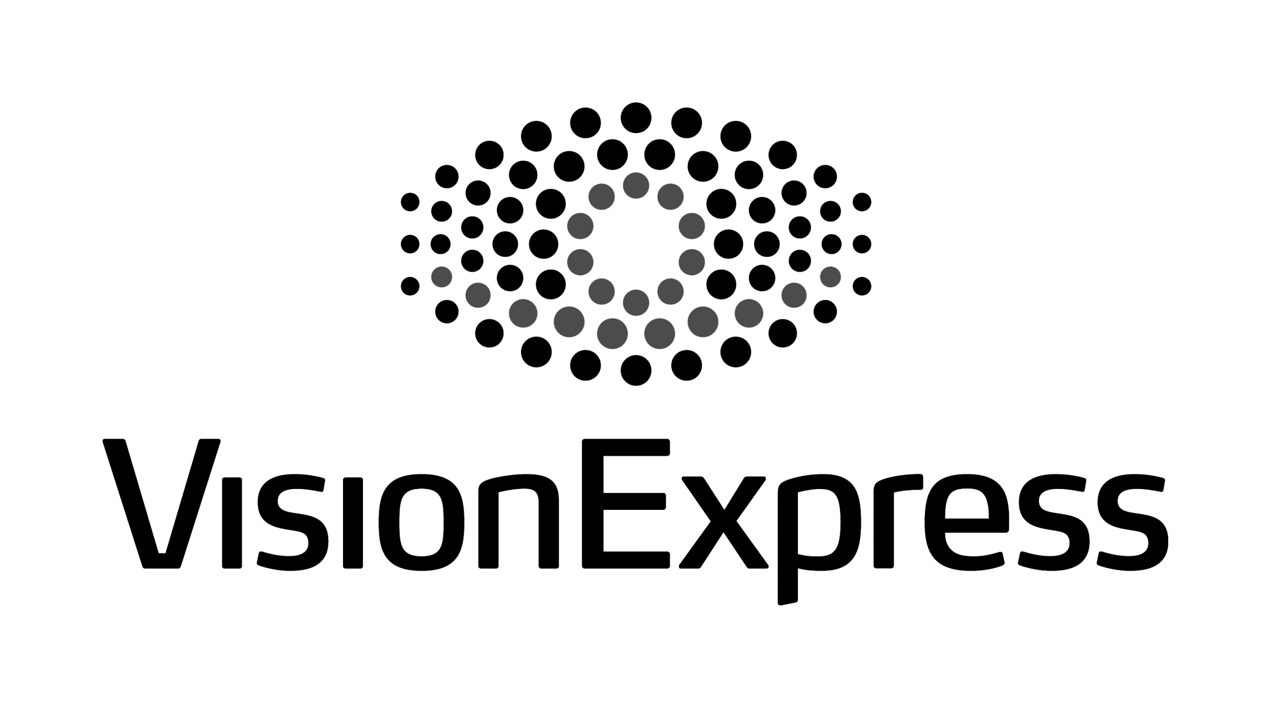 Black & White Vision Express Logo